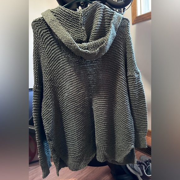 Oversized Aerie Hooded Cardigan - Picture 2 of 4